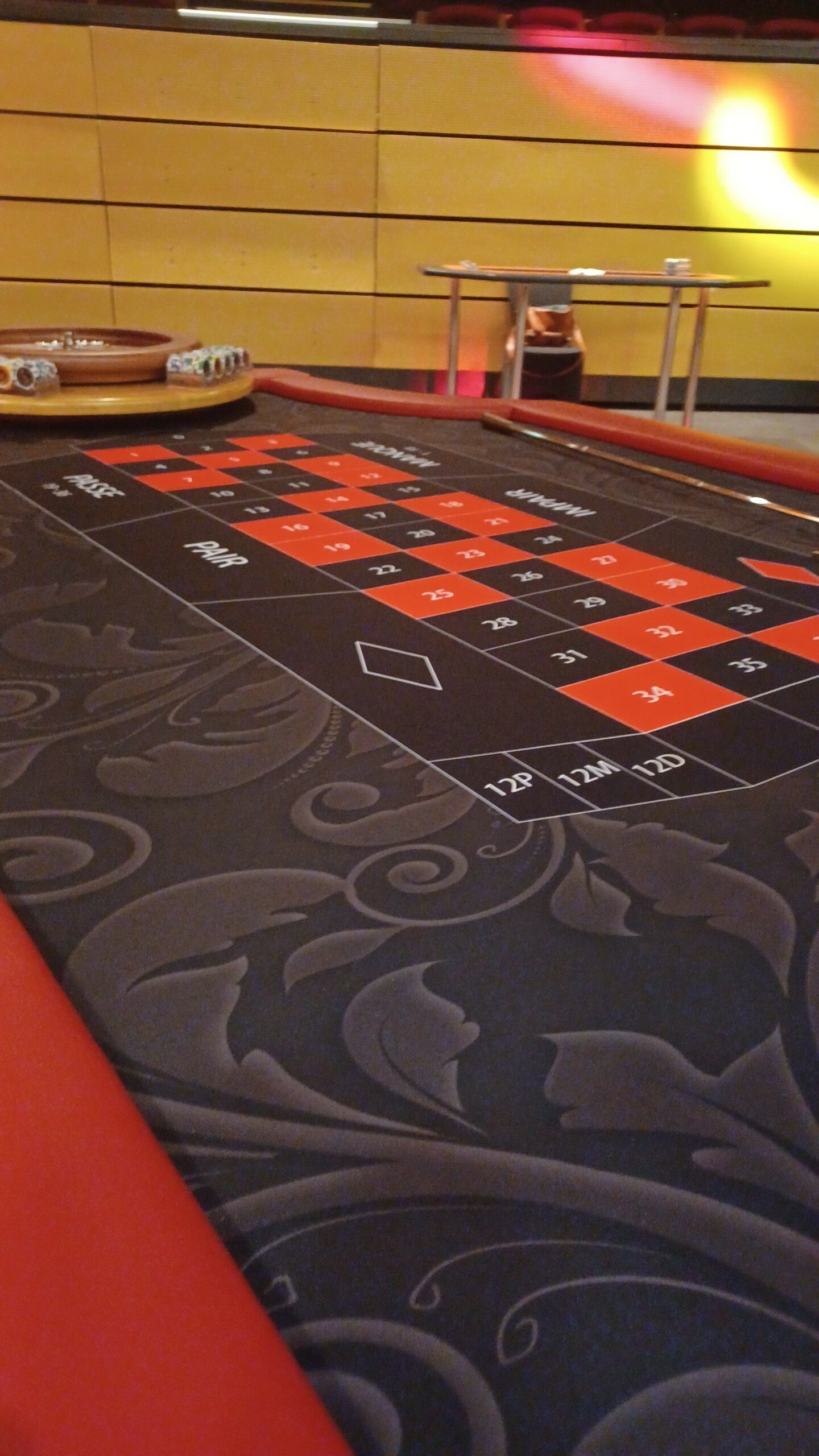 Table de jeu roulette Casino Alsace