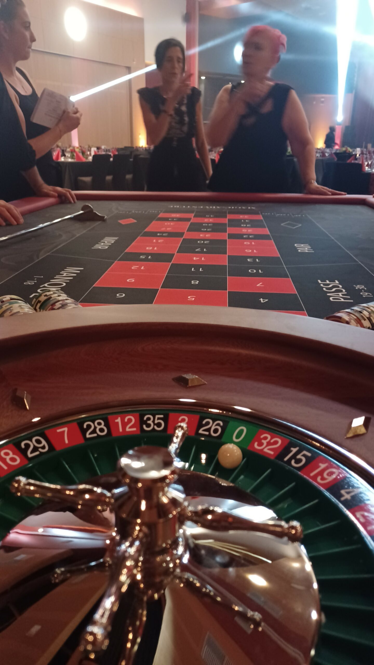 Table de jeu roulette Casino Alsace