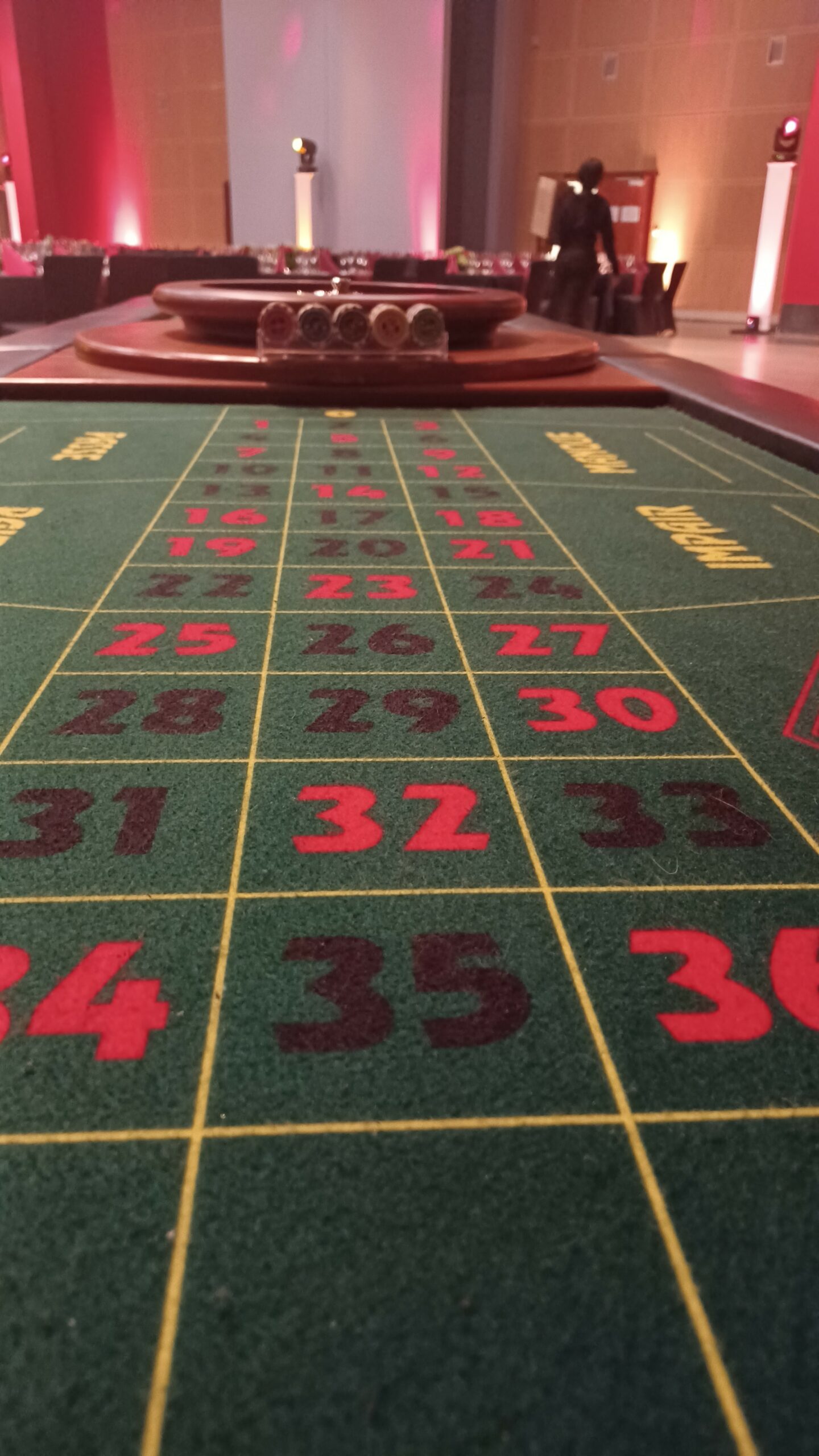 Table de jeu roulette Casino Alsace